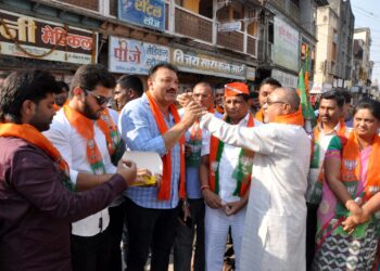 भाजपा महाराष्ट्र प्रदेश महामंत्रीपदी विजय चौधरी यांची निवड, जिल्हाभरातील कार्यकत्यांकडून  जल्लोष