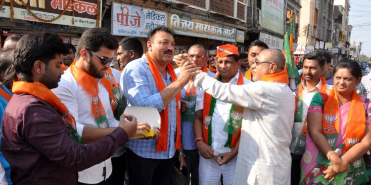 भाजपा महाराष्ट्र प्रदेश महामंत्रीपदी विजय चौधरी यांची निवड, जिल्हाभरातील कार्यकत्यांकडून जल्लोष