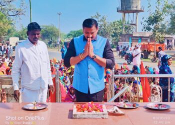 रंजनपुर येथे दगू माता पुण्यतिथीनिमित्त शांती दिवस साजरा, आ. राजेश पाडवी यांनी घेतले समाधीचे दर्शन