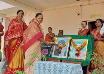 भालेर येथील श्रीमती क.पु.पाटील विद्यालयात सावित्रीबाई फुले जयंती उत्साहात साजरी