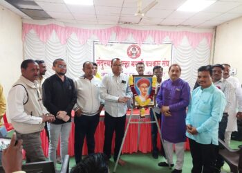 जिल्हा मराठी पत्रकार संघातर्फे बाळशास्त्री जांभेकरांना अभिवादन