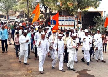 मांजरे येथून निवृत्तीनाथ महाराज दिंडीला प्रारंभ