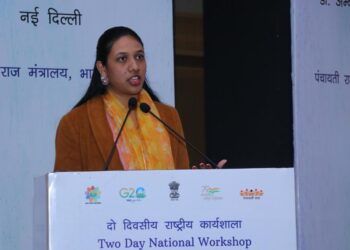 दिल्लीत राष्ट्रीय कार्यशाळेत जि.प. अध्यक्षा डॉ. सुप्रिया गावित यांनी केले जिल्ह्यातील कुपोषणावर सादरीकरण