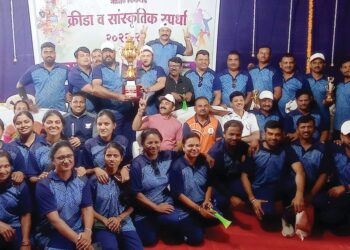 भूमि अभिलेखच्या विभागीय क्रिडा स्पर्धेत या स्पर्धेत नाशिकच्या संघाने मारली बाजी