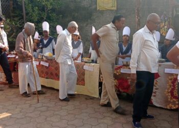 माध्यमिक विद्यालय बिलाडी त.सा शाळेत आनंद मेळावा साजरा