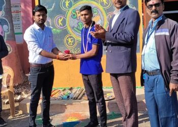 नंदुरबार जिल्हा ॲथलेटिक्स असोसिएशनच्या निवड चाचणीत तुषार वसावेची निवड