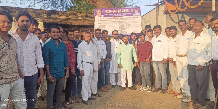 कोठली व वडाळी येथे वंचित बहुजन युवा आघाडीतर्फे शाखा फलक अनावरण