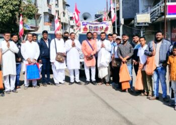 नवापूर येथील स्वामीनारायण सत्संग मंडळातर्फे झोळीपर्व उपक्रम