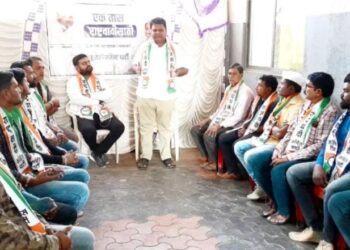 नंदुरबार येथे राष्ट्रवादीतर्फे जिल्हाध्यक्ष डॉ. अभिजीत मोरे यांच्या अध्यक्षतेखाली एक तास राष्ट्रवादीसाठी उपक्रम