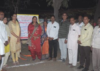 कोठली येथे रस्ता कॉक्रीटीकरण कामाचे खा. डॉ.हीना गावीत यांच्या हस्ते भुमीपुजन