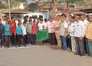 भालेर येथील शिवदर्शन विद्यालयात मॅरेथॉन व सायकल स्पर्धा उत्साहात 