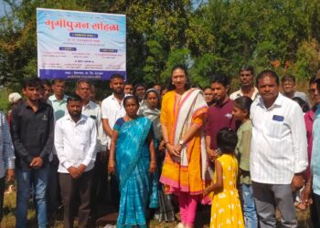 नंदुरबार तालुक्यातील १८ गावांमध्ये जल जीवन मिशनच्या कामांचे जि.प. अध्यक्षा डॉ. सुप्रिया गावित यांच्या हस्ते भूमिपूजन