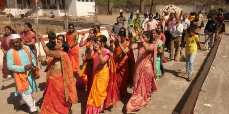 नंदनगरीत गजानन महाराज पालखी सोहळा उत्साहात