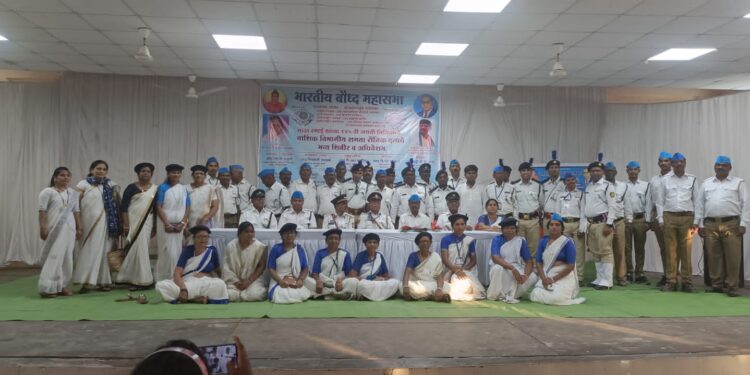 नंदुरबार येथे समता सैनिक दलातर्फे पथसंचलन