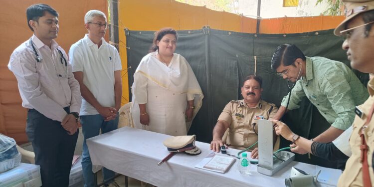 जिल्हा पोलीस दलाच्या वैद्यकीय शिबीराचे उद्घाटन