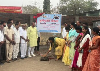 जल जीवन मिशनचा अंतर्गत सहा गावातील पाणीपुरवठा योजनांचे भूमिपूजन