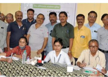 नंदुरबार येथे शिबीरात २१० ज्येष्ठ नागरिकांनी आरोग्य तपासणी