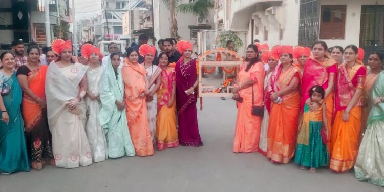 नवापूर येथे शिवजन्मोत्सव साजरा