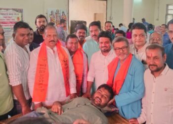 नवापूर श्री.राम जन्मोत्सव समितीतर्फे रक्तदान शिबिर, ६०० रक्तदात्यांनी केले रक्तदान