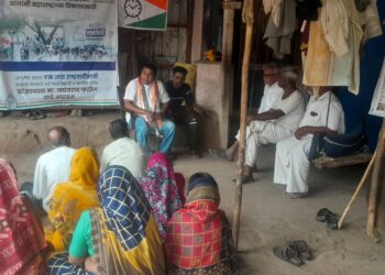 शहादा येथे एक तास राष्ट्रवादीसाठी उपक्रम