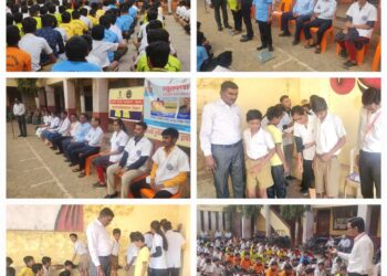 डी आर हायस्कूल मध्ये विद्यार्थ्यांमधील लठ्ठपणा विषयावर जनजागृती