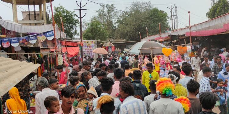 बोरद येथील भोंगऱ्या बाजारात लाखोंची उलाढाल