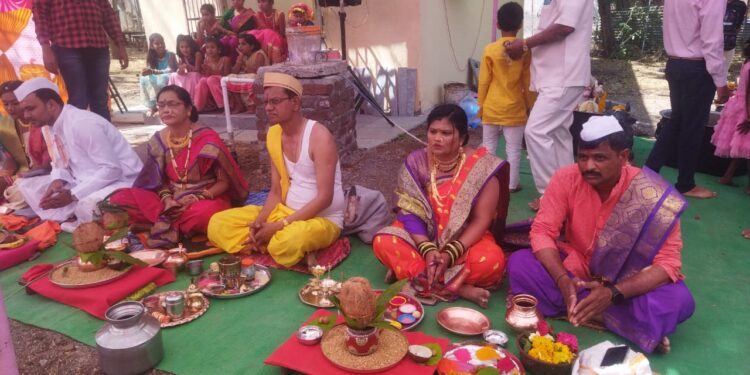 नर्मदेश्वर महादेव मंदिरात आज मूर्ती प्राणप्रतिष्ठेसह महाप्रसाद