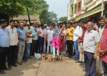 अक्कलकुवा तालुक्यात विविध विकास कामाचे आ.आमश्या पाडवी यांचा हस्ते भूमिपूजन