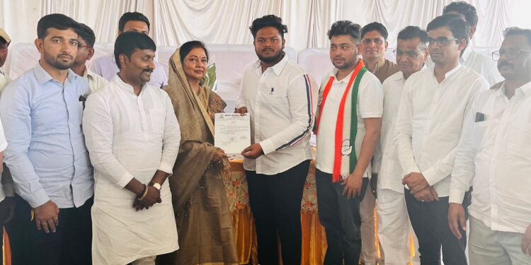 युवक काँग्रेसच्या जिल्हा सरचिटणीसपदी संघरत्न अनिल कुवर यांची नियुक्ती.