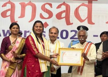 खासदार डॉ.हीना गावित सातव्यांदा संसदरत्न पुरस्काराने सन्मानित, प्राईम पाईन्ट फाऊंडेशनतर्फे दिल्लीत गौरव