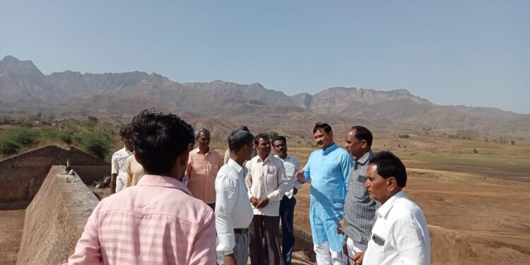 आ.राजेश पाडवी यांनी केली रोझवा प्रकल्पाची पाहणी