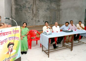 ग्रंथपालन केंद्र नंदुरबार यांचा वतिने ग्रंथपालन वर्ग २०२३ चे उदघाटन