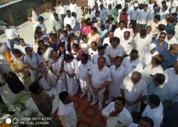 शहादा येथे भारतरत्न डॉ.बाबासाहेब आंबेडकर यांच्या जयंतीनिमित्त सर्वपक्षीय यांच्यातर्फे अभिवादन