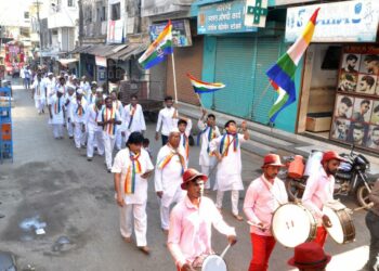 नंदुरबार दिगंबर जैन समूहातर्फे भगवान महावीर जयंती उत्साहात साजरी