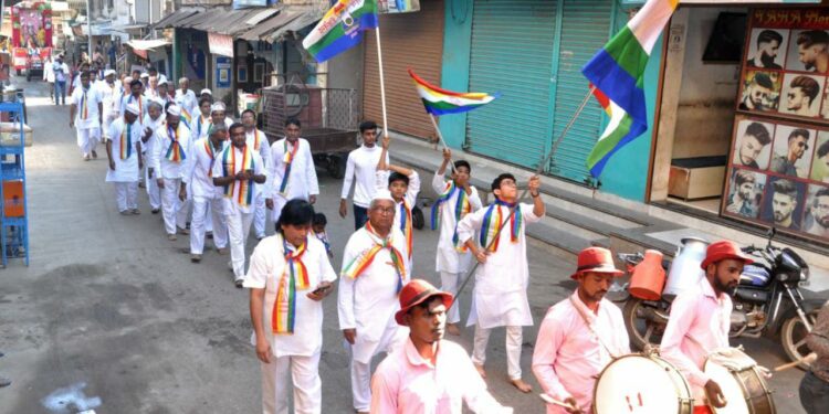 नंदुरबार दिगंबर जैन समूहातर्फे भगवान महावीर जयंती उत्साहात साजरी