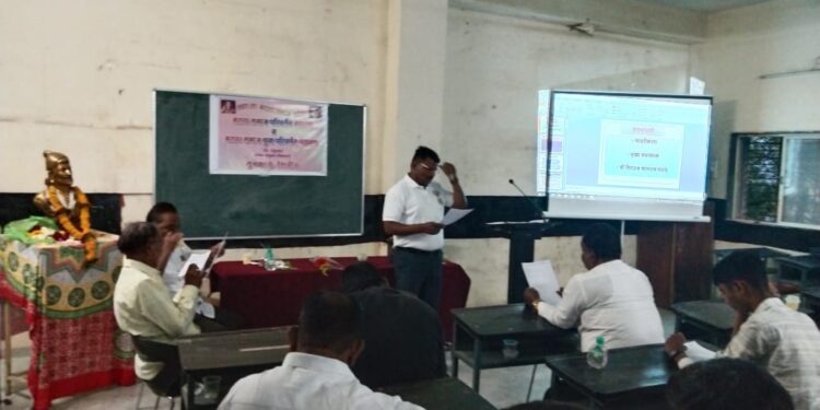 मराठा समाजातील युवकांसाठी नंदुरबार येथे पार पडले मार्गदर्शन शिबीर ,जिल्हाभरात शिबिरांचे आयोजन