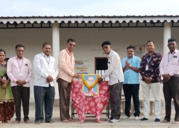 शेजवा येथील माध्यमिक विद्यालयात डॉ. बाबासाहेब आंबेडकर जयंती साजरी
