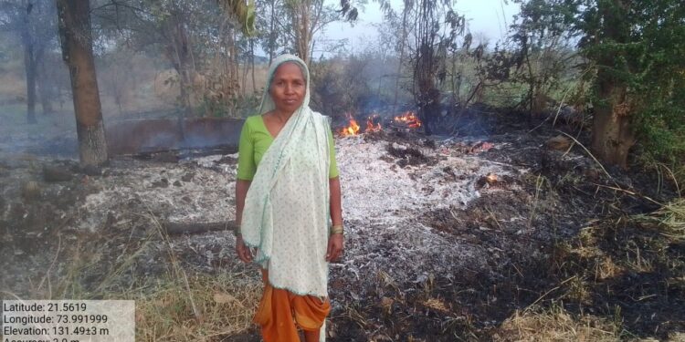 खटवानी येथे घर जळून लाखोंचे नुकसान