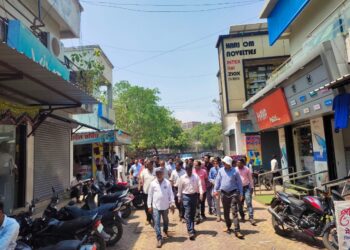 बस स्थानक कॉम्प्लेक्स बाहेरील अतिक्रमण न काढल्यास दुकाने बंद आंदोलन