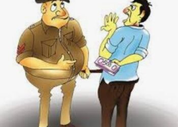 पोलीस असल्याची बतावणी करून व्यापाऱ्याचा एक लाखाचा ऐवज केला लंपास,दोघांविरुद्ध गुन्हा दाखल