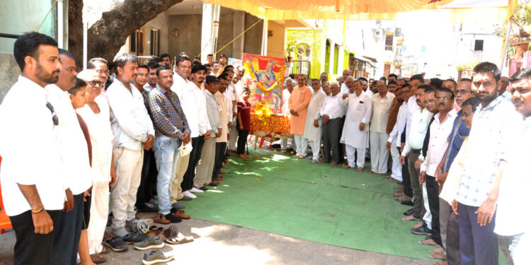 क्षत्रिय राजपूत सेवा समिती व क्षत्रिय राजपूत समाजाच्या वतीने वीर शिरोमणी श्री महाराणा प्रताप यांची जयंती मोठ्या उत्साहात साजरी