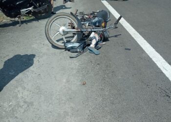 भीषण अपघात : मोटरसायकलस्वार महामार्ग ओलांडत असताना कारने उडवले; अपघातात दोन ठार