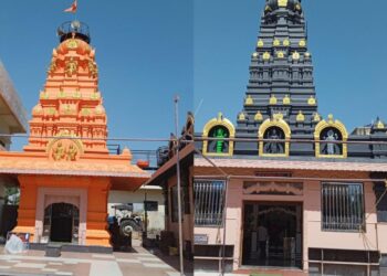 शनिमांडळ येथे शनि मंदिराचा कलशरोहन व ग्रंथराज ज्ञानेश्वरी पारायण सप्ताहाचे आयोजन