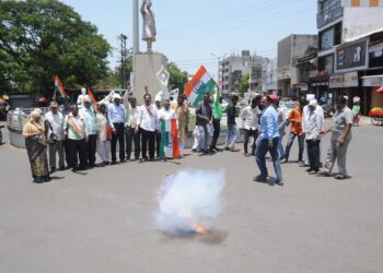 कर्नाटक येथील विजयाचा नंदुरबार येथे जल्लोष