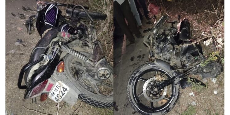 सोमावल गावाजवळ दुचाकींच्या धडकेत तिघांचा मृत्यू ; एक जखमी