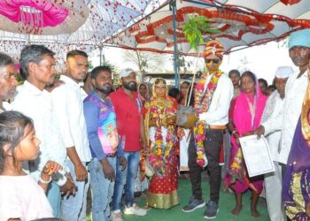 शिवसेनेच्या ( शिंदे गट)सरपंचाच्या पुढाकारातून धमडाई गावात अभिनव उपक्रम