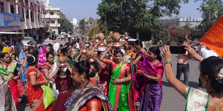 श्री पिंपळेश्वर महादेव मंदिराचा जीर्णोद्धार सोहळा उत्साहात