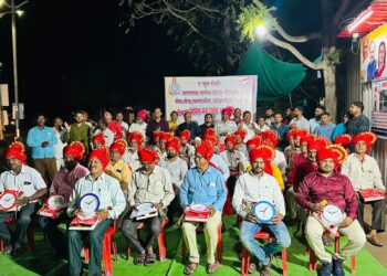 अभिनव उपक्रम : तळोदा येथे राष्ट्रवादीने मनवला एक जुनला सामूहिक वाढदिवस