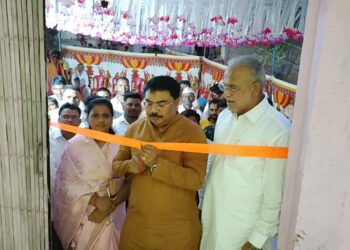 पाटलीपाड्यात आ.शिरीष कुमार नाईक यांच्या हस्ते सभामंडपाचे उद्घाटन