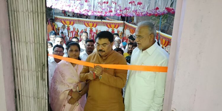 पाटलीपाड्यात आ.शिरीष कुमार नाईक यांच्या हस्ते सभामंडपाचे उद्घाटन